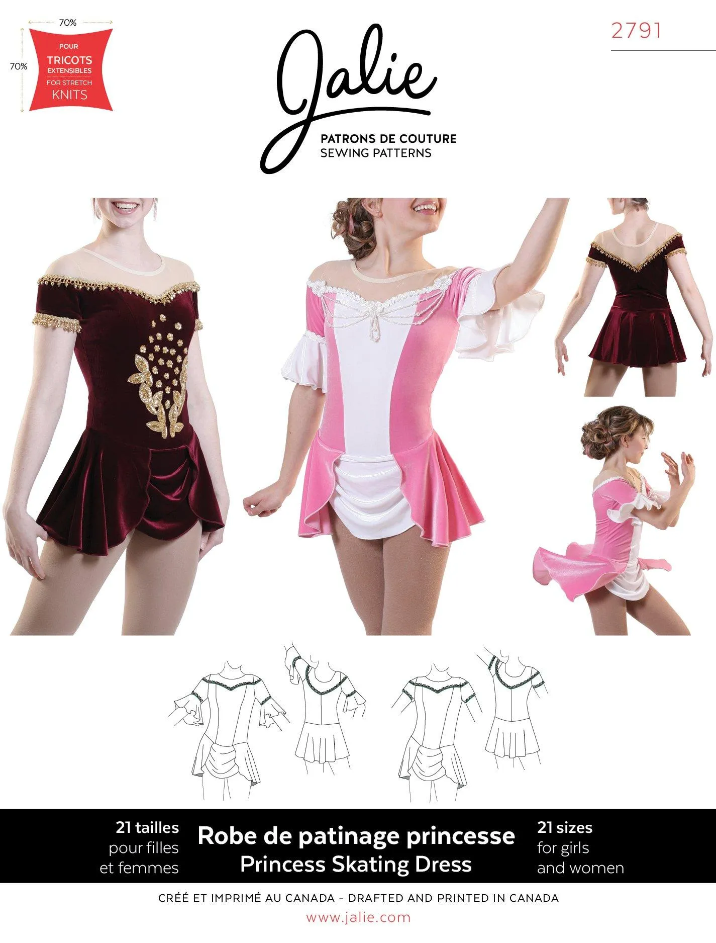 2791 // Princess Skating Dress