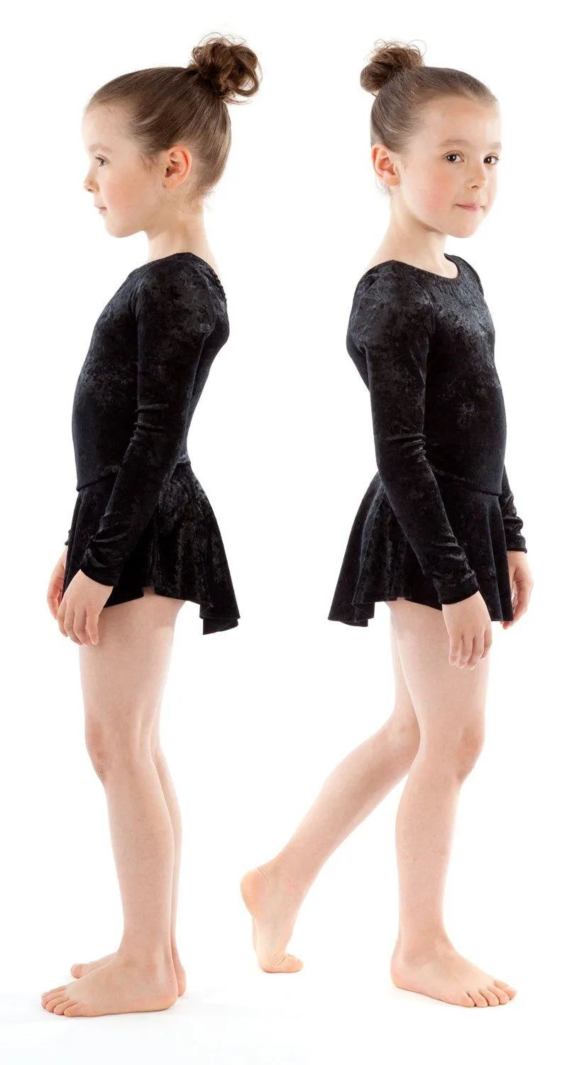3891 // TESSA Long-Sleeve Dress and Leotard