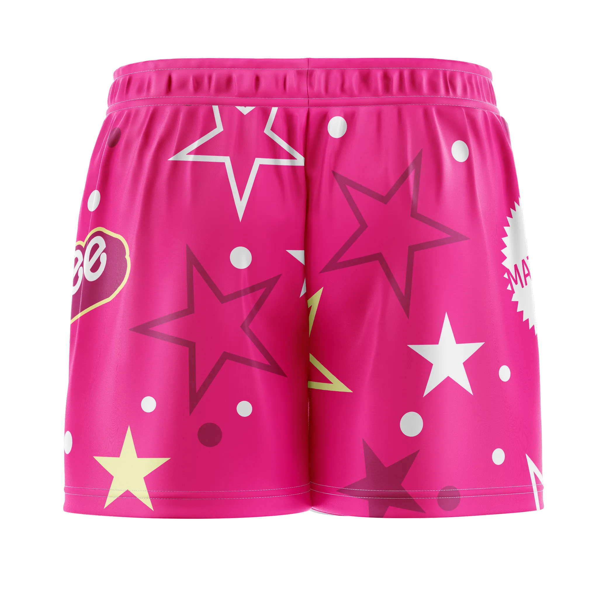 Arm Bar-bee Elastic Waisted Shorts