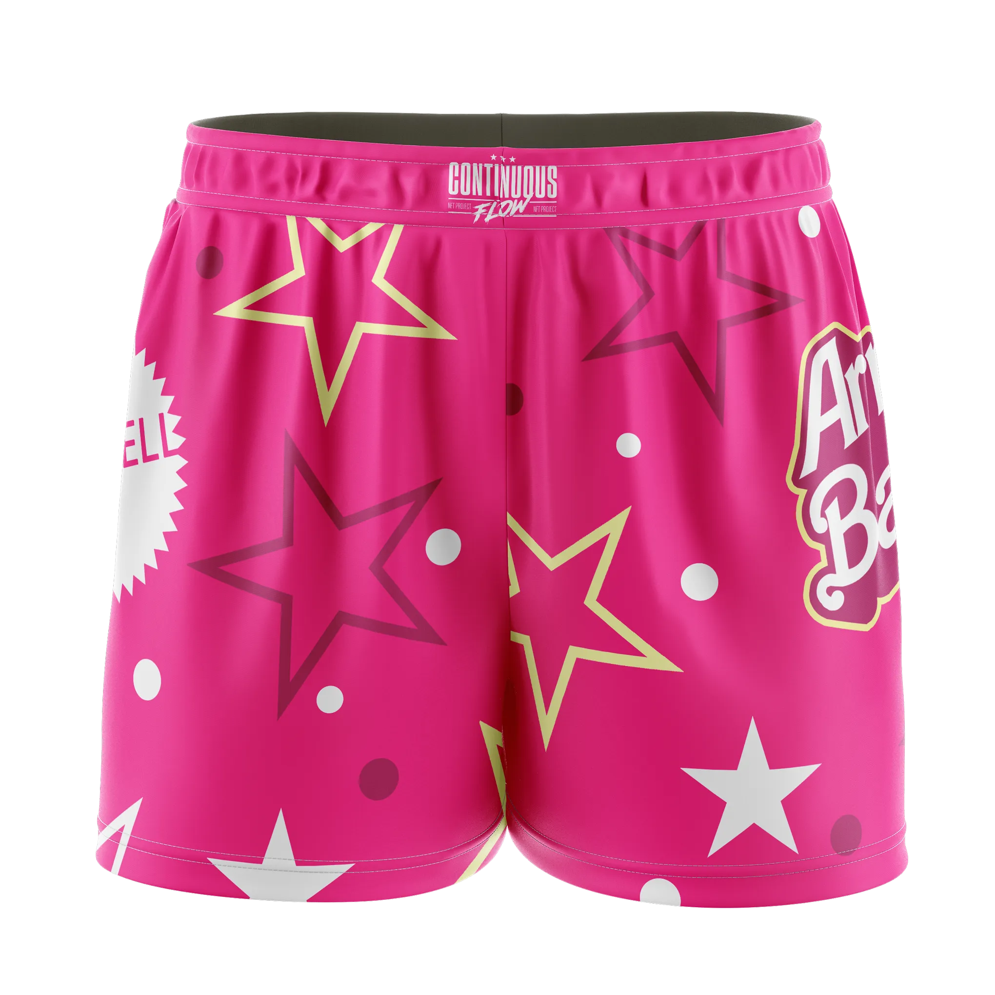 Arm Bar-bee Elastic Waisted Shorts