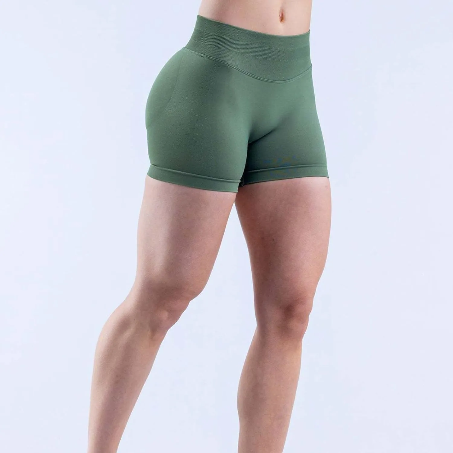 Athletic Shorts for Women High Waisted Tummy Control Gym Workout Shorts Butt Lifting Seamless Biker Yoga