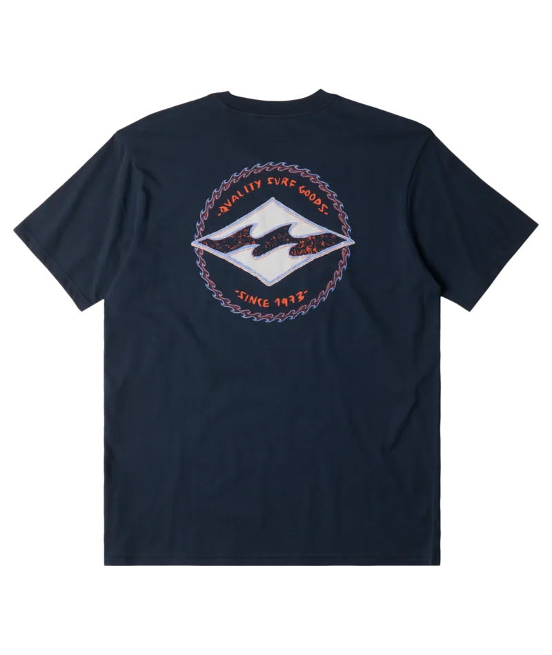Billabong Mens Rotor Diamond Short Sleeve T-Shirt