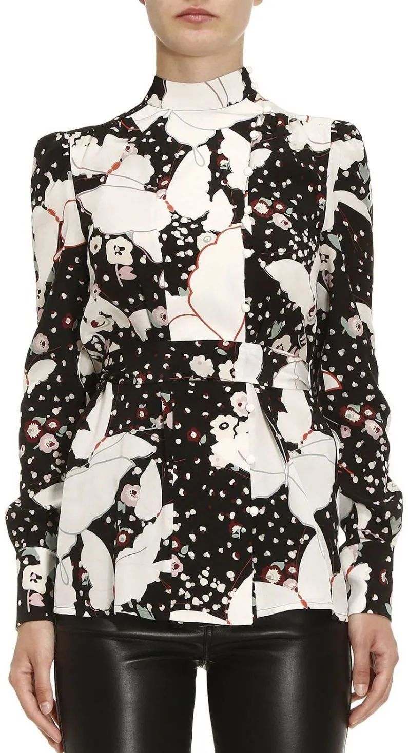 Butterfly Print Blouse
