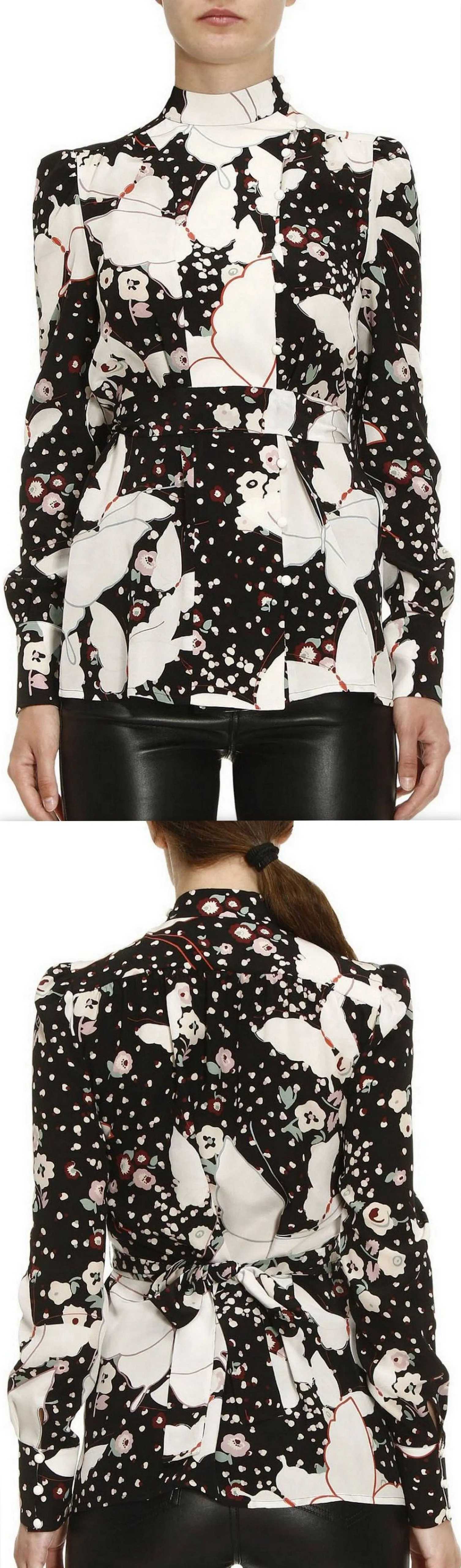 Butterfly Print Blouse