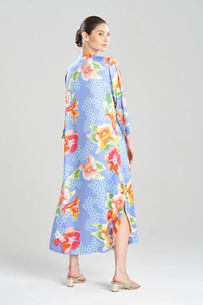Camellia Zip Caftan