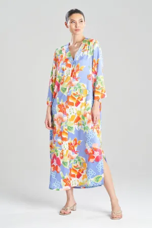 Camellia Zip Caftan