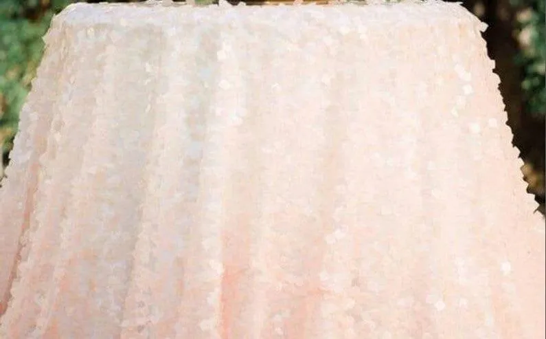 Dull Square Dazzle Sequins | Decorative Payette Sequins on Mesh | 52" Wide |