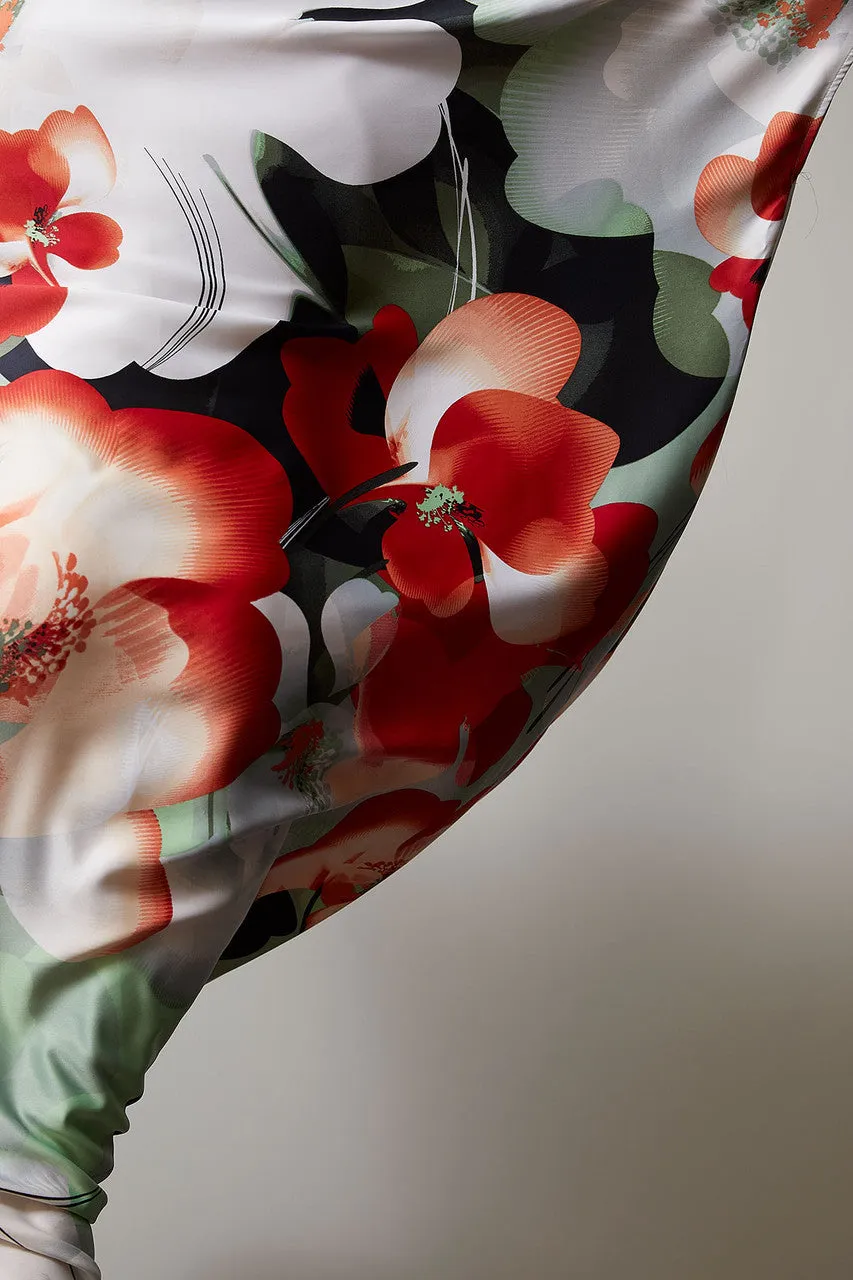 Exotic Poppy Caftan