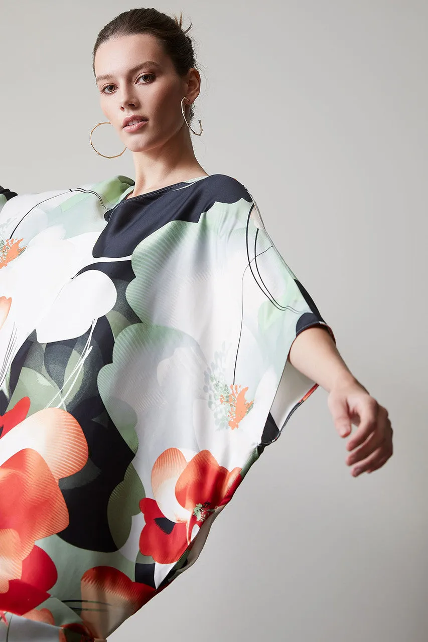 Exotic Poppy Caftan