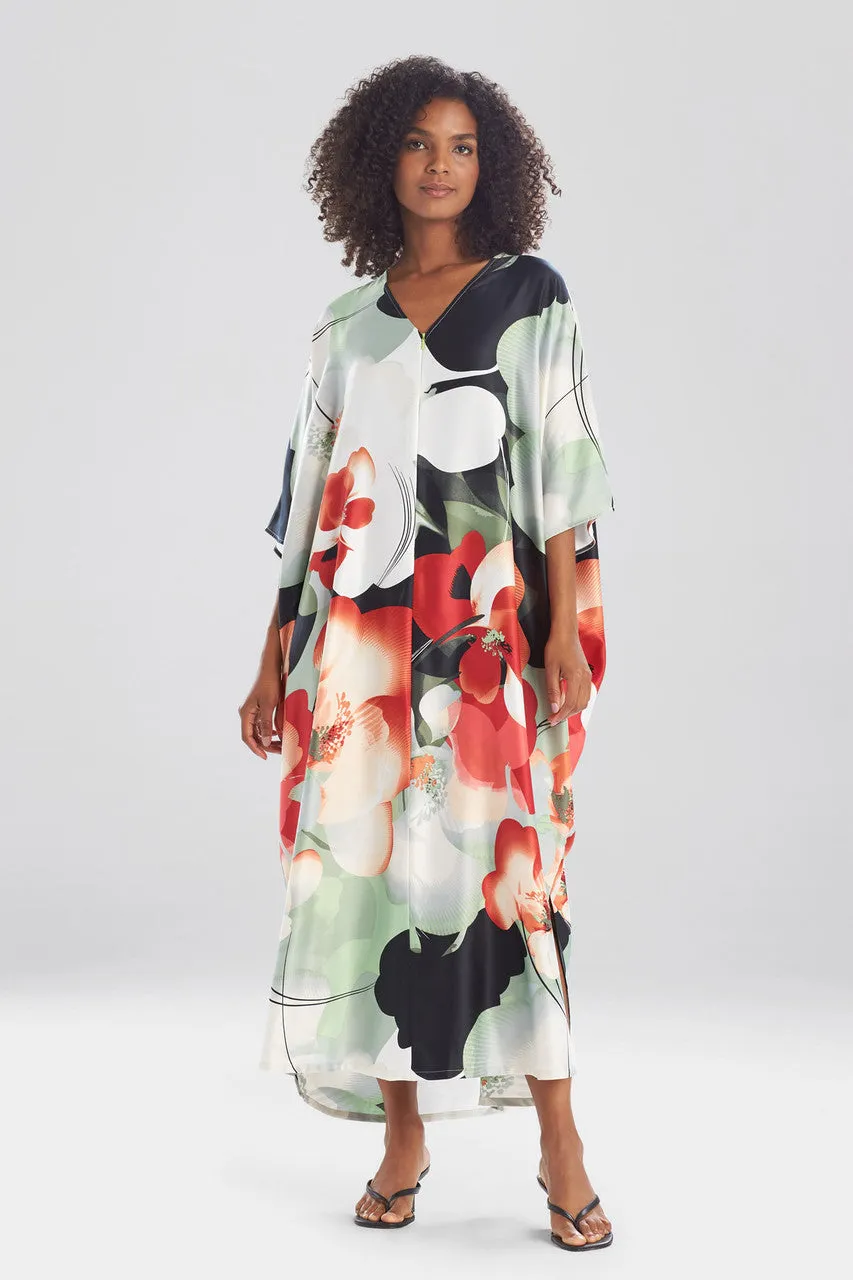 Exotic Poppy Caftan
