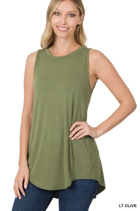 Flowy Scoop Neck Tank | S-XL