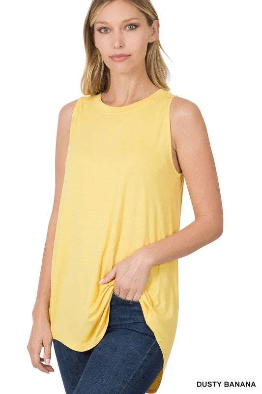 Flowy Scoop Neck Tank | S-XL