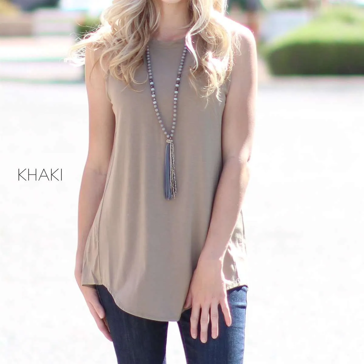 Flowy Scoop Neck Tank | S-XL