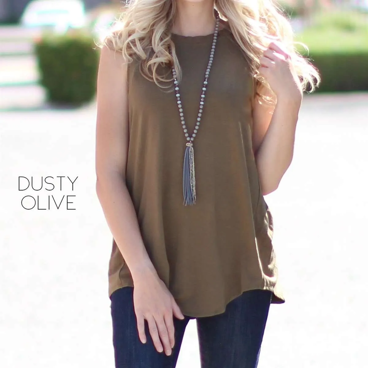Flowy Scoop Neck Tank | S-XL