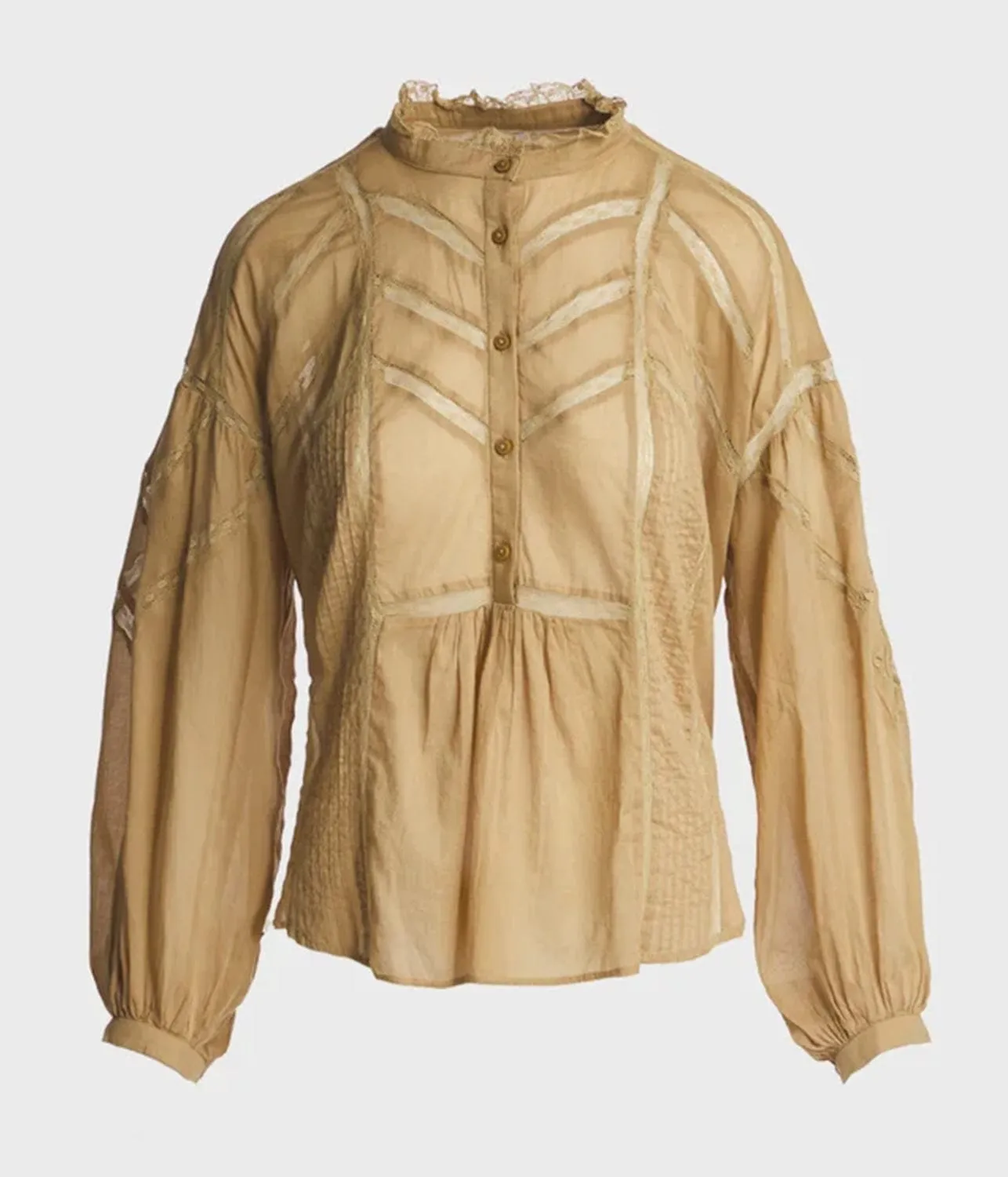 GELMA TOP- KHAKI