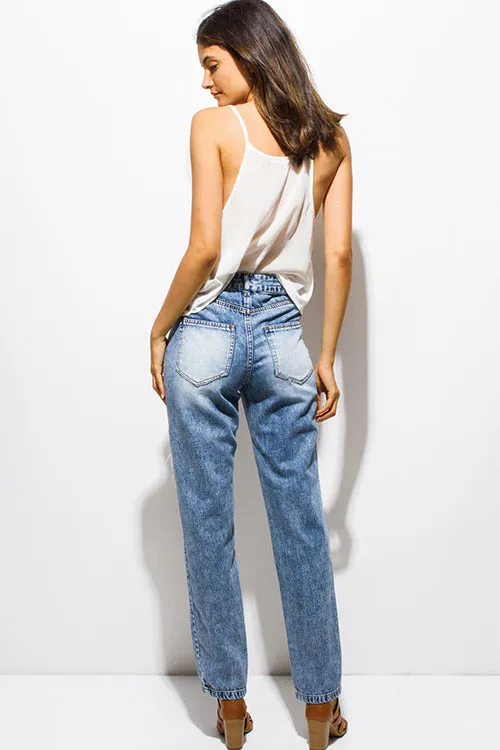 HIGH WAISTED BOYFRIEND JEANS