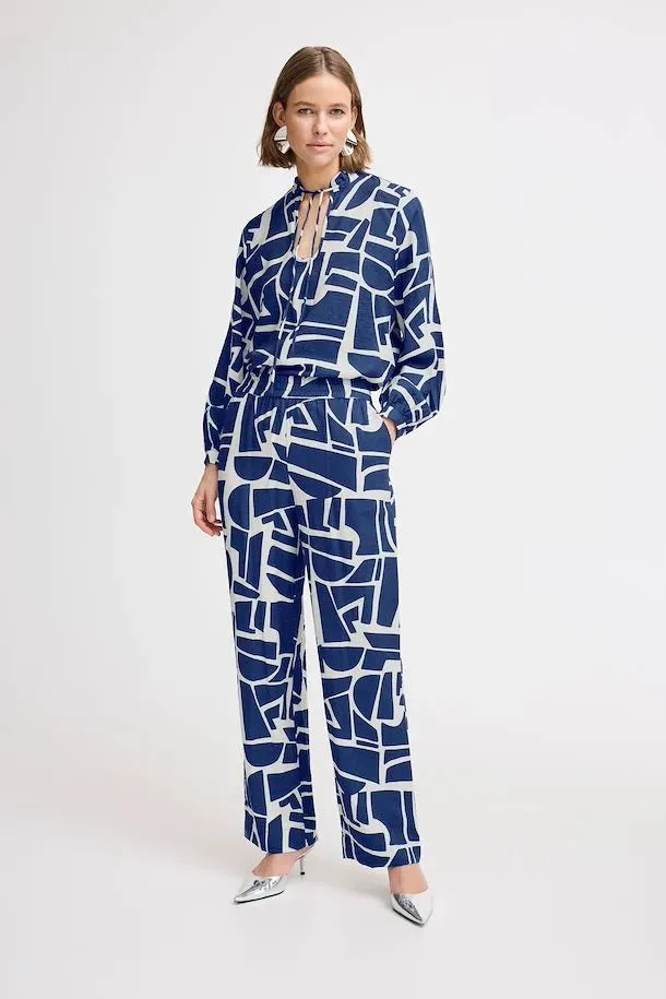 Ihamma Byoung Pattern Trousers
