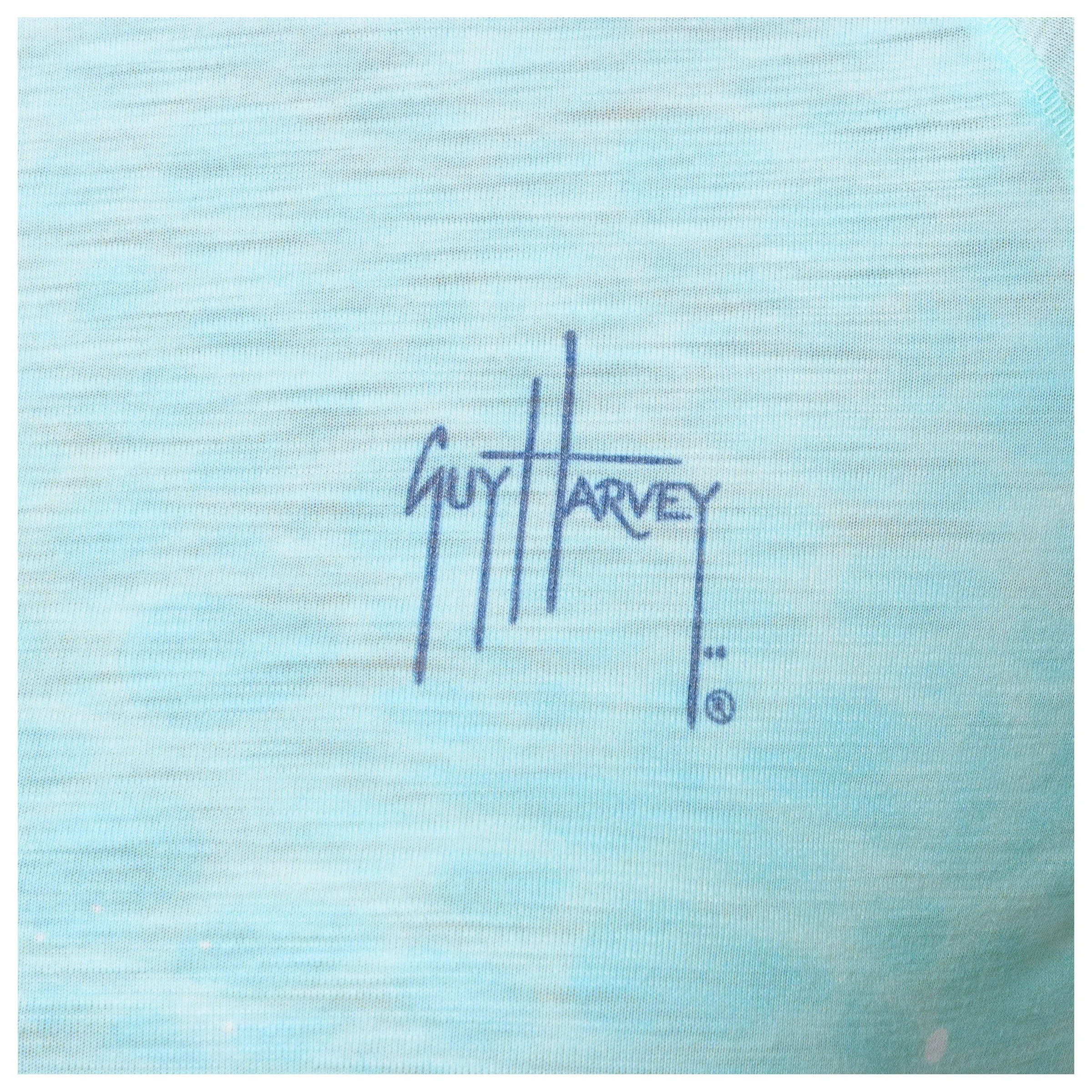 Ladies Aqua Long Sleeve Raglan Slub Shirt