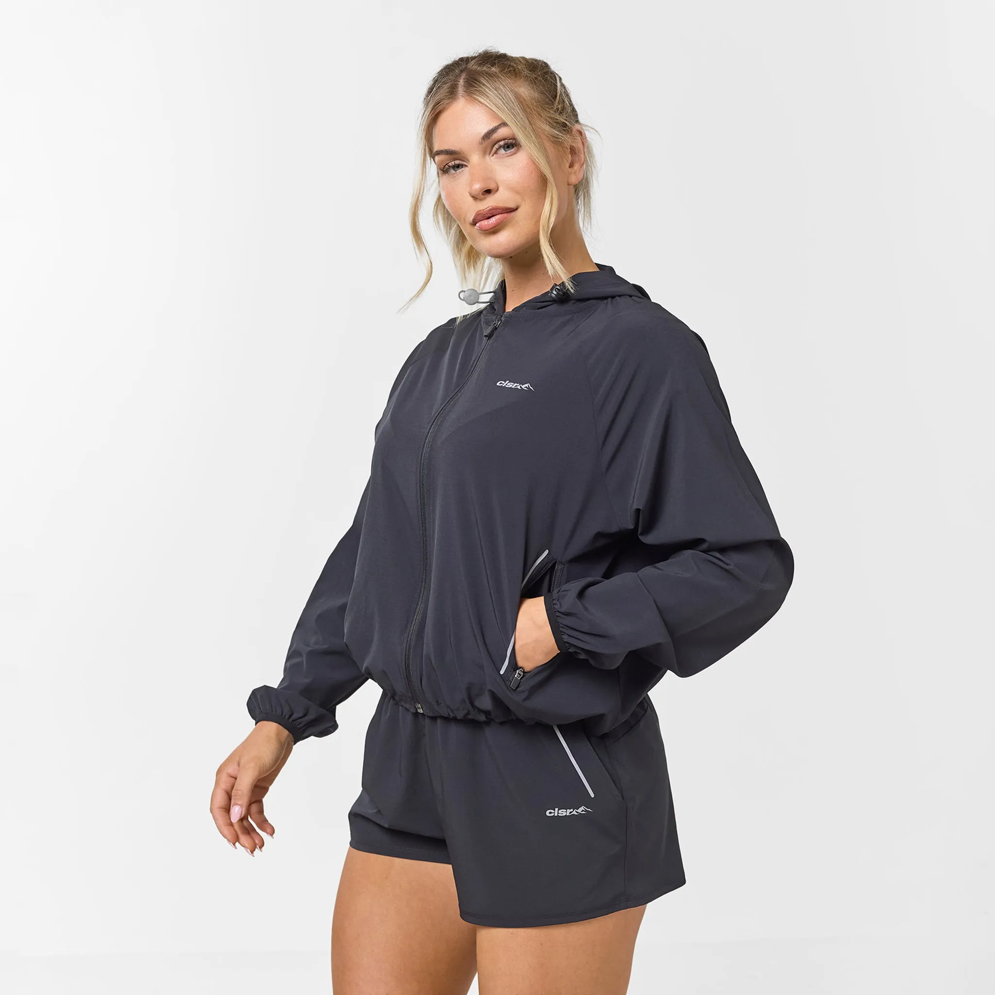 Lightweight Performance Short & Jacket Set | Black