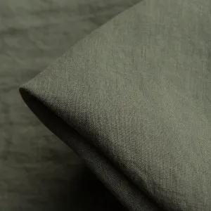 Linford Olive Washed Linen