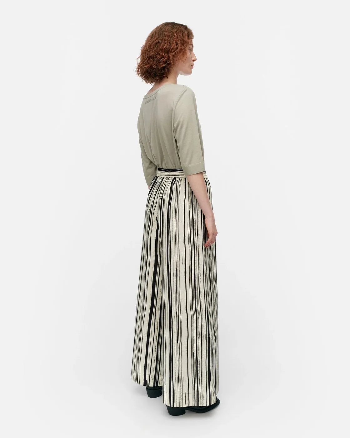 Marimekko Kohti Siluetti Cotton Poplin Trousers