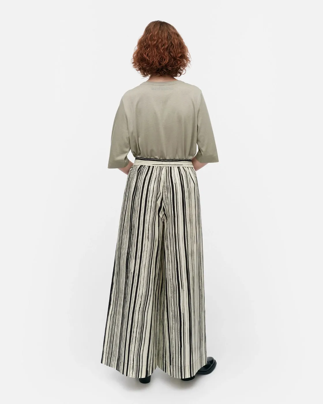 Marimekko Kohti Siluetti Cotton Poplin Trousers