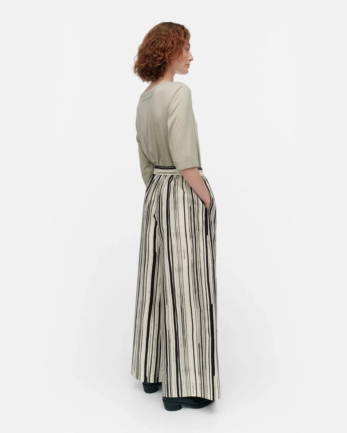 Marimekko Kohti Siluetti Cotton Poplin Trousers