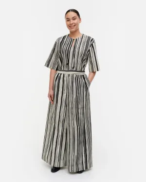 Marimekko Kohti Siluetti Cotton Poplin Trousers