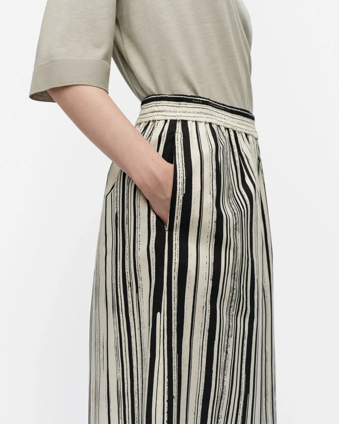 Marimekko Kohti Siluetti Cotton Poplin Trousers
