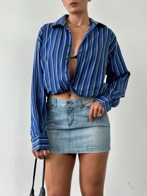 Miss Sixty 00s Mid Rise Denim Mini Skirt - W30