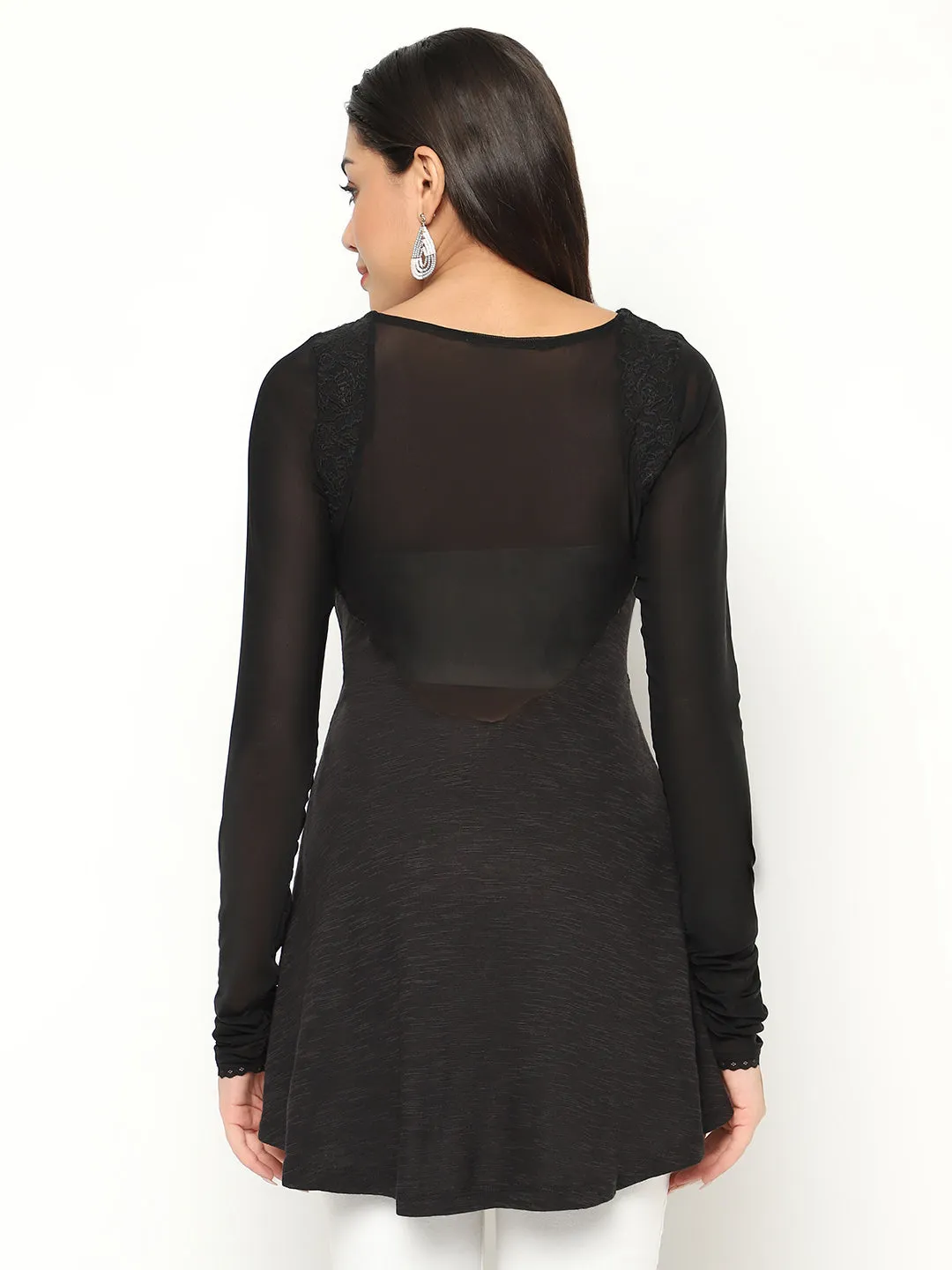Monochrome Lycra Top