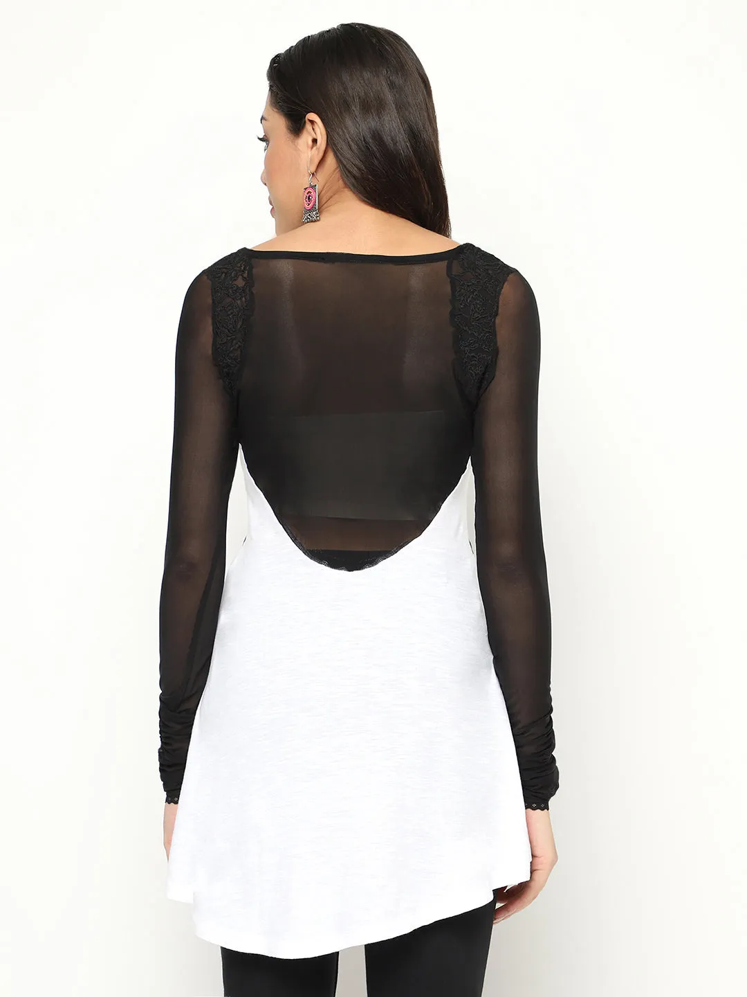 Monochrome Lycra Top