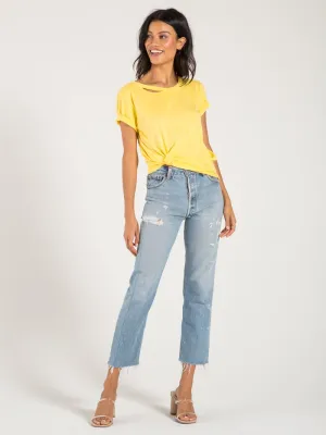 Philanthropy - Harlow BFF Tee in Mellow Yellow