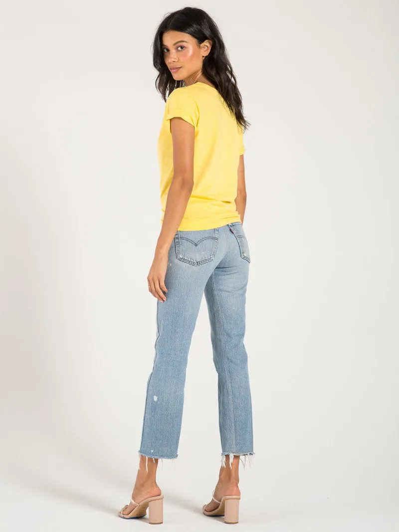 Philanthropy - Harlow BFF Tee in Mellow Yellow
