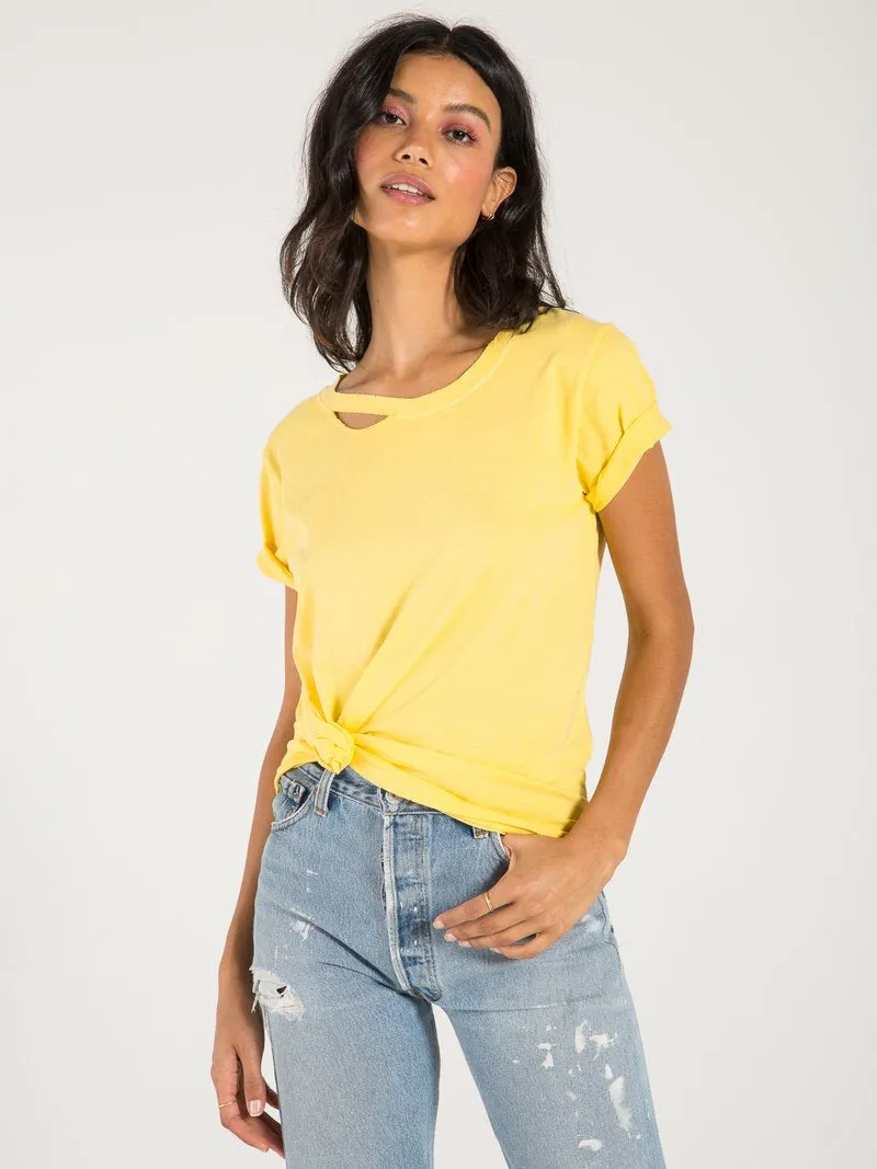 Philanthropy - Harlow BFF Tee in Mellow Yellow