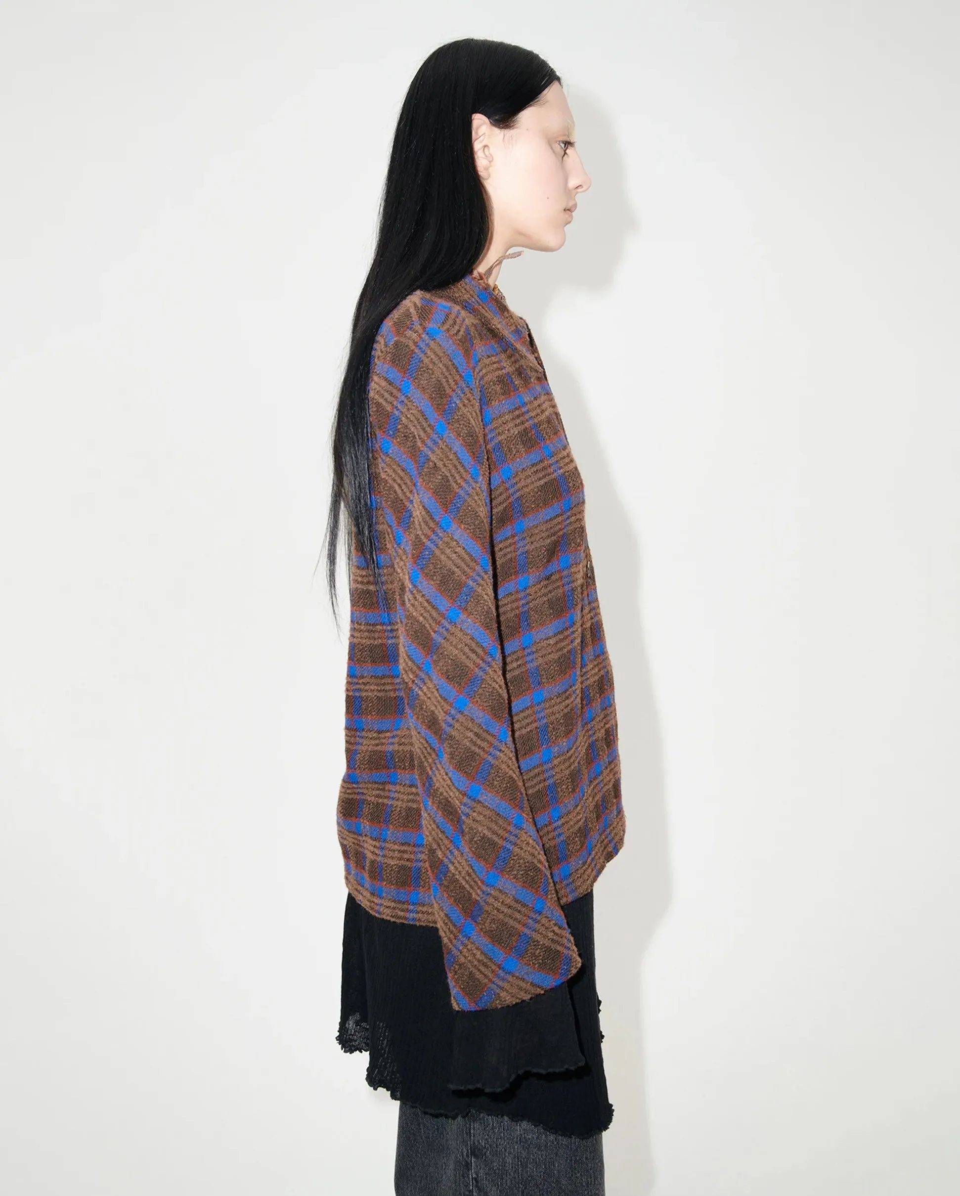 SANCTUARY SHIRT / BROWN PANKOW CHECK
