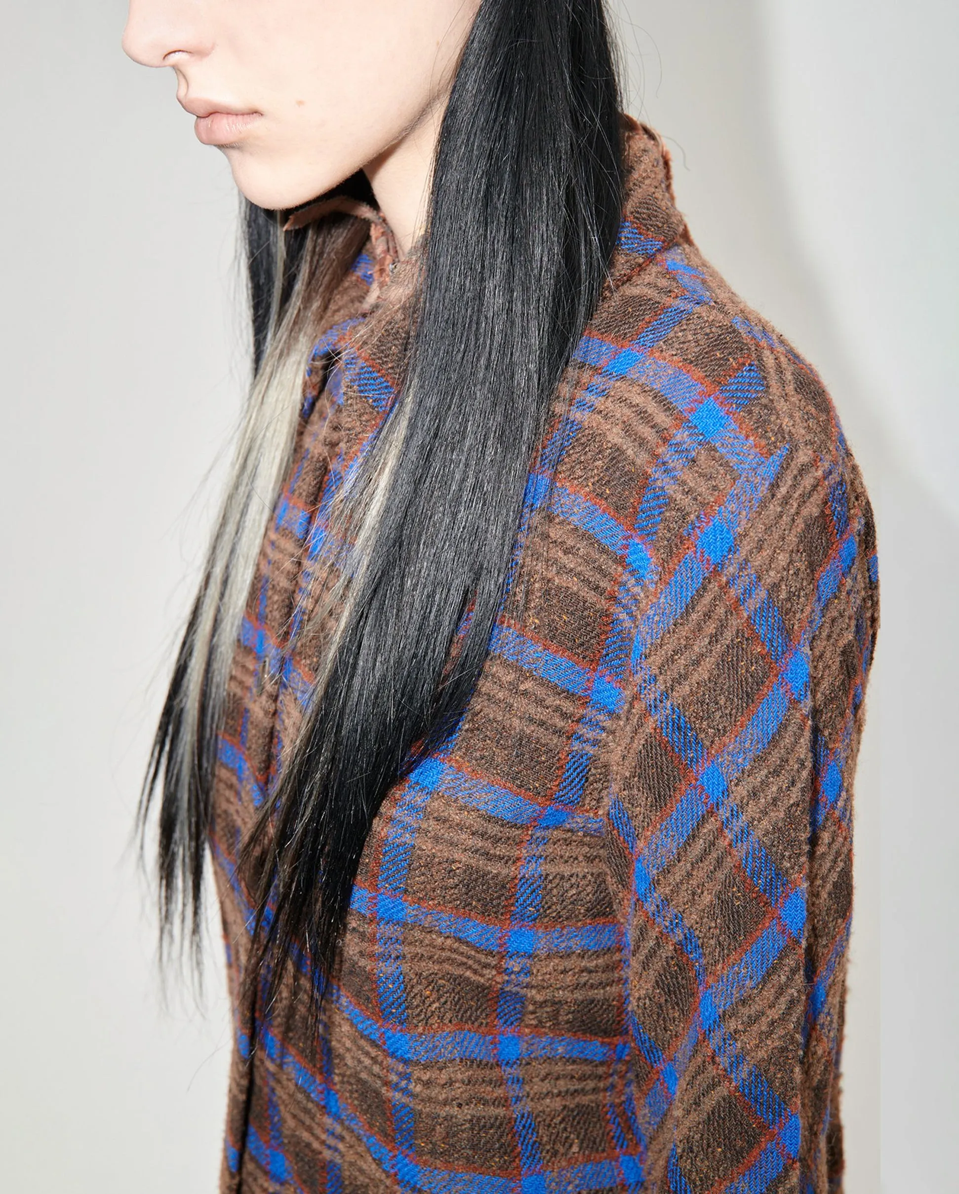 SANCTUARY SHIRT / BROWN PANKOW CHECK