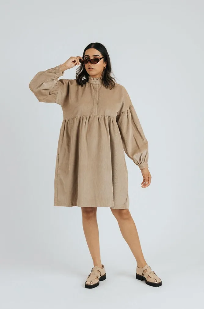 Sarah Prairie Dress | Sandstone