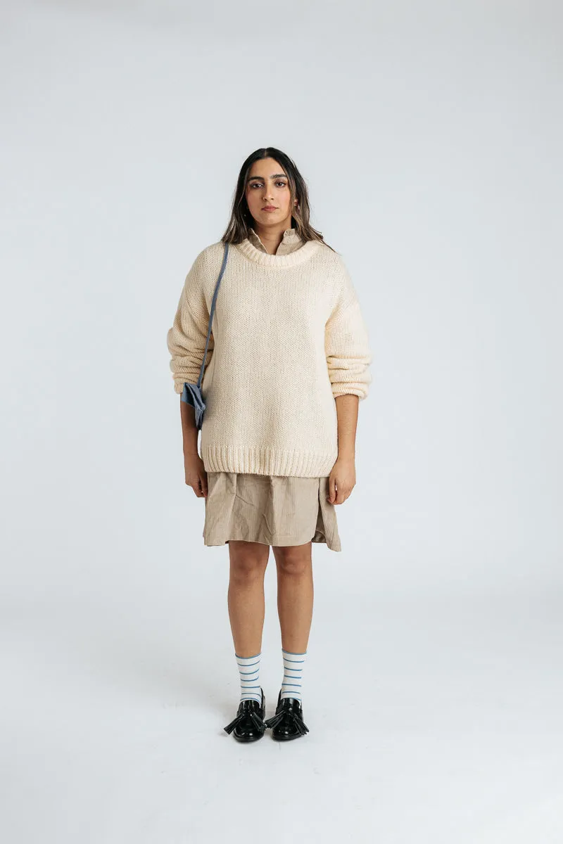 Sarah Prairie Dress | Sandstone