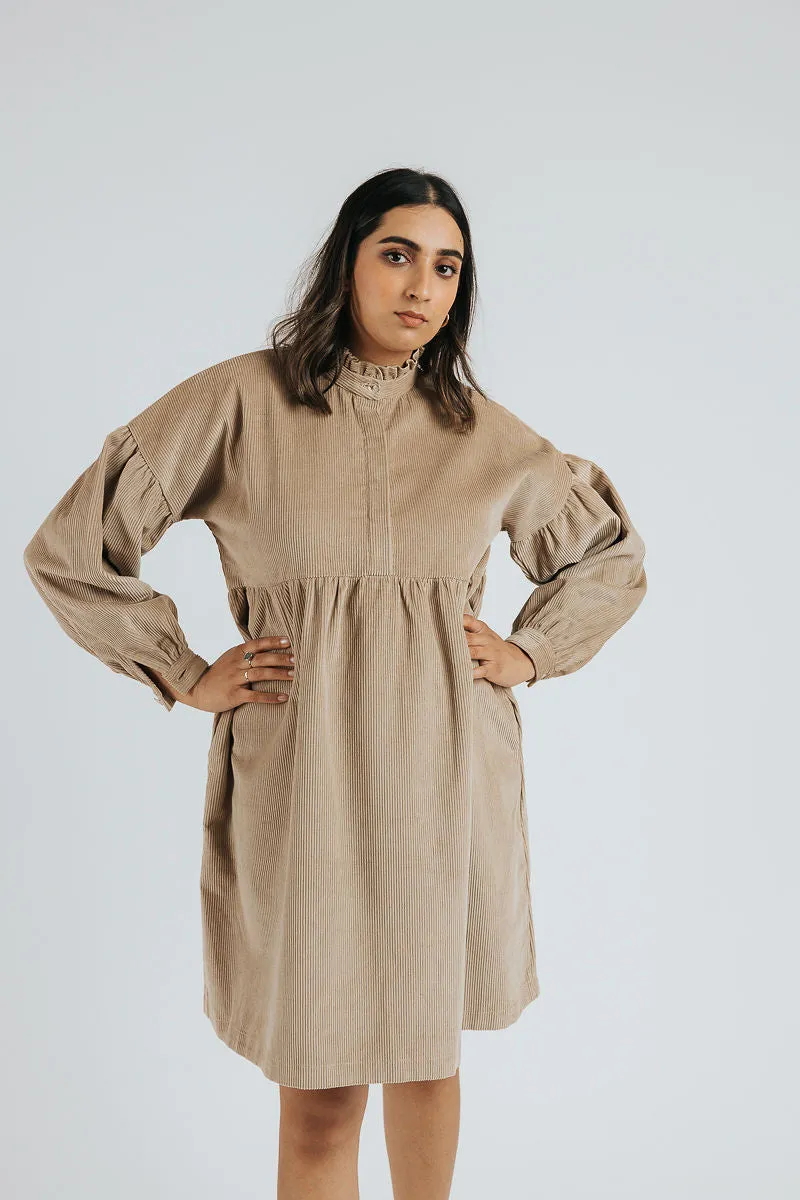 Sarah Prairie Dress | Sandstone