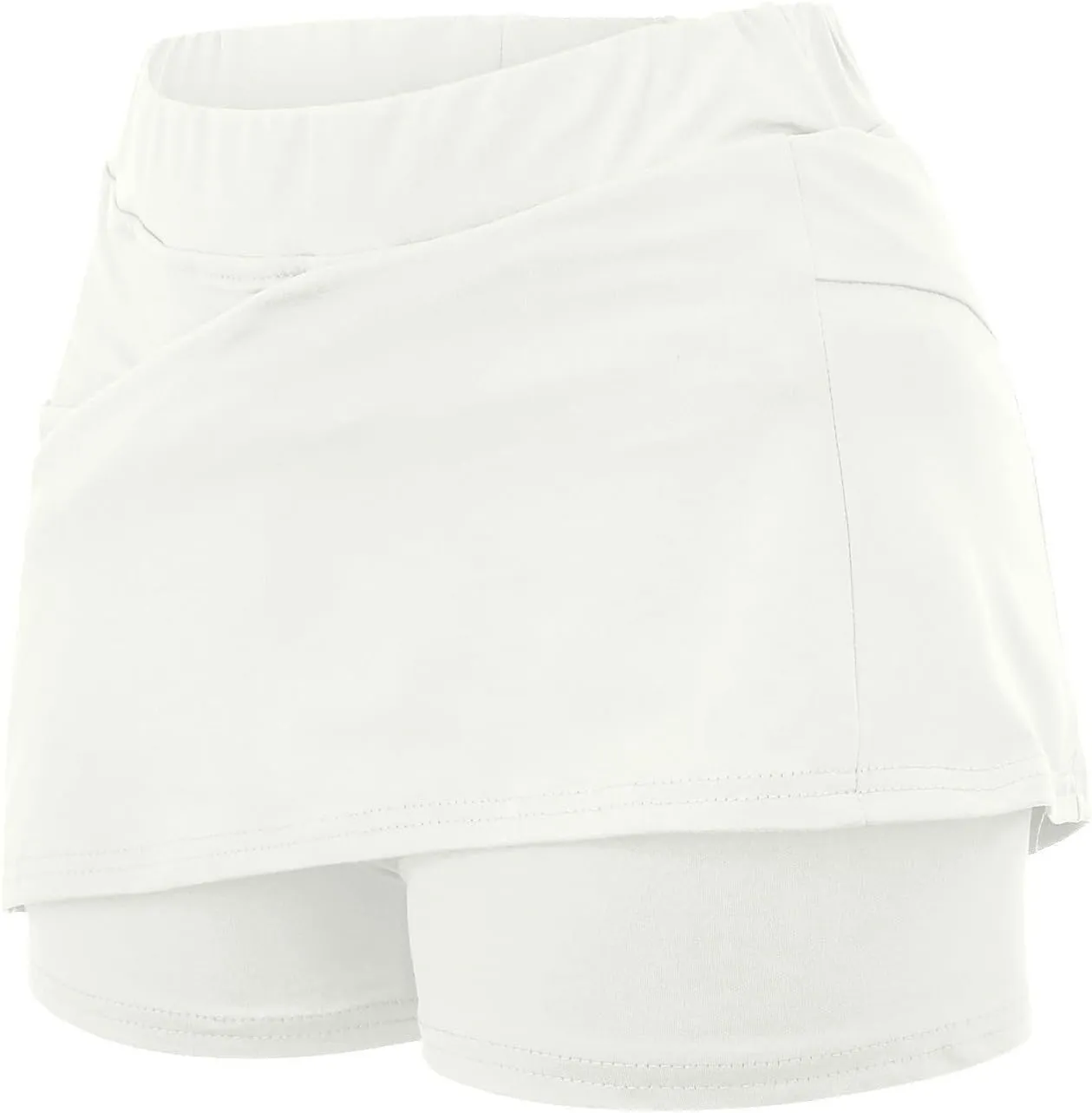 Skirts for Women Trendy Summer Stretch Yoga Culottes Solid Color Athletic Shorts High Waist Lightweight Elastic Joggers Skirt