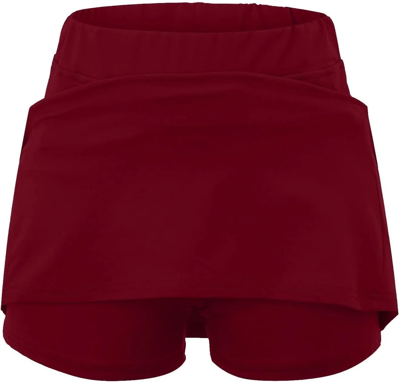Skirts for Women Trendy Summer Stretch Yoga Culottes Solid Color Athletic Shorts High Waist Lightweight Elastic Joggers Skirt