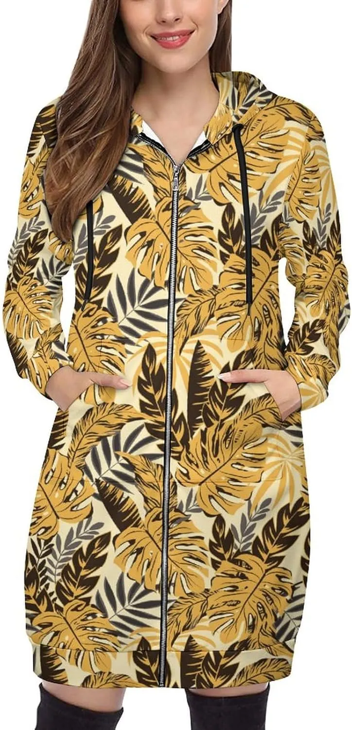 TAIZIYEAH Guatemala Flag Womens Long Hoodies Jackets Casual Zip Up Long Sleeve Fall Lightweight Sweatshirts Coats