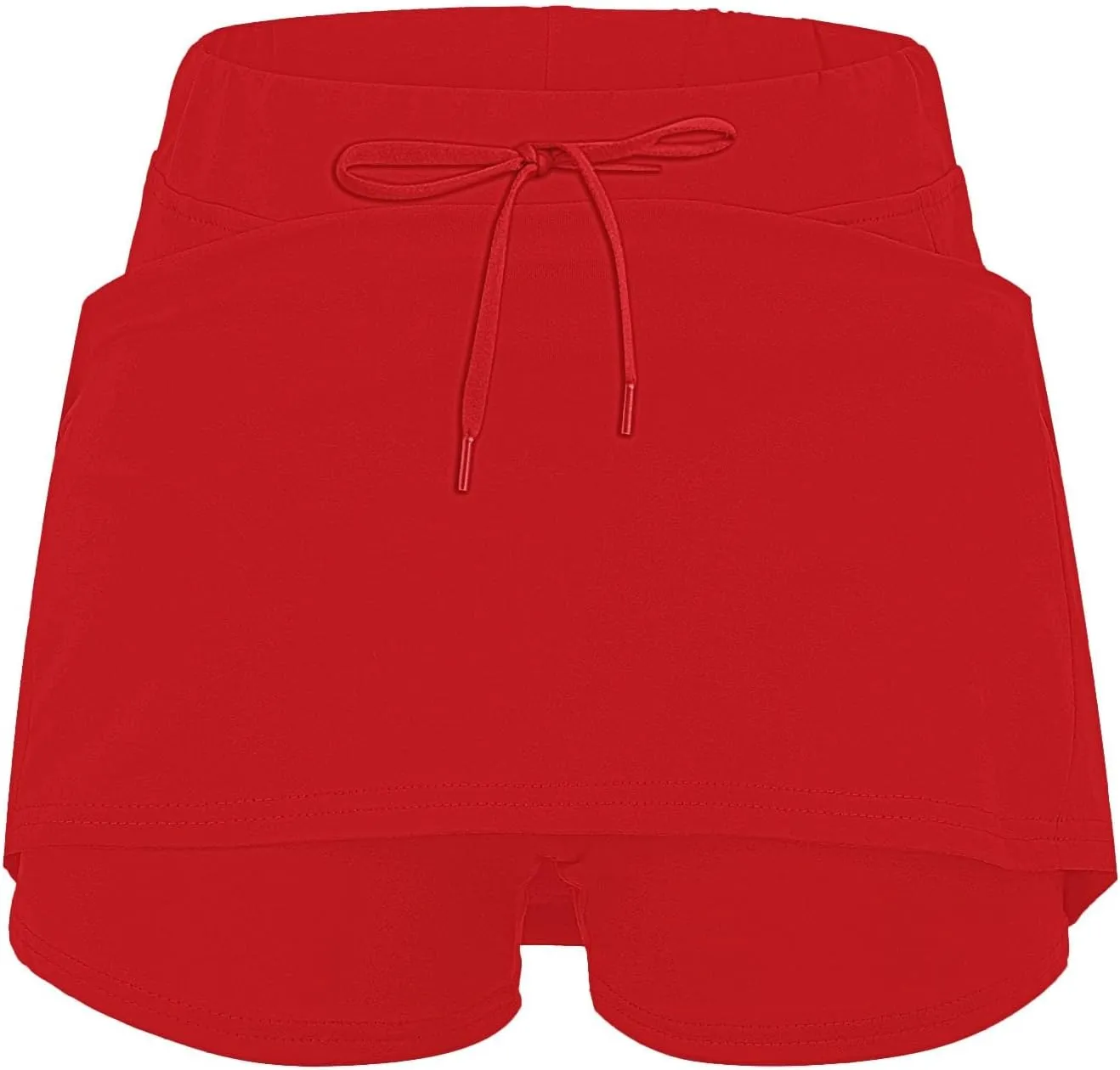 Tennis Skirts for Women Solid Mini Skirt Tummy Control Golf Skirts with Shorts Athletic Skorts Elastic Yoga Culottes