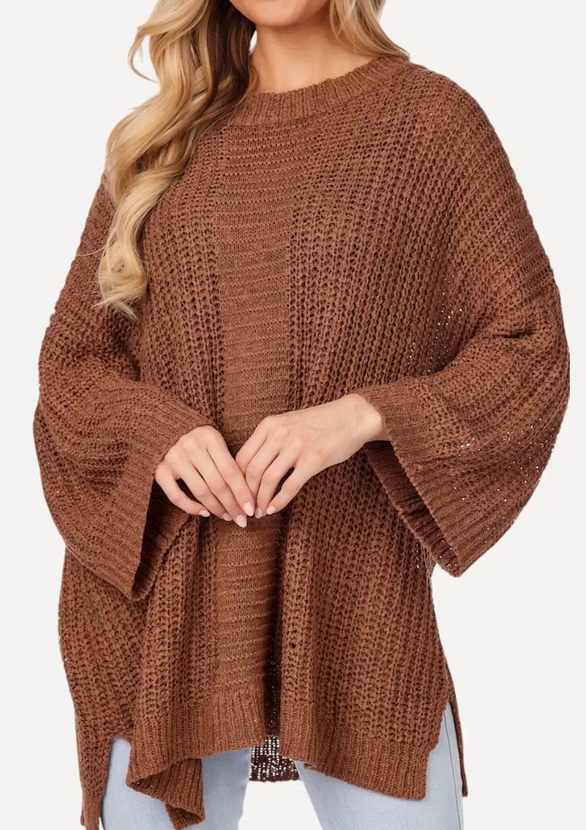 Thatcher Sweater - Tan Brown