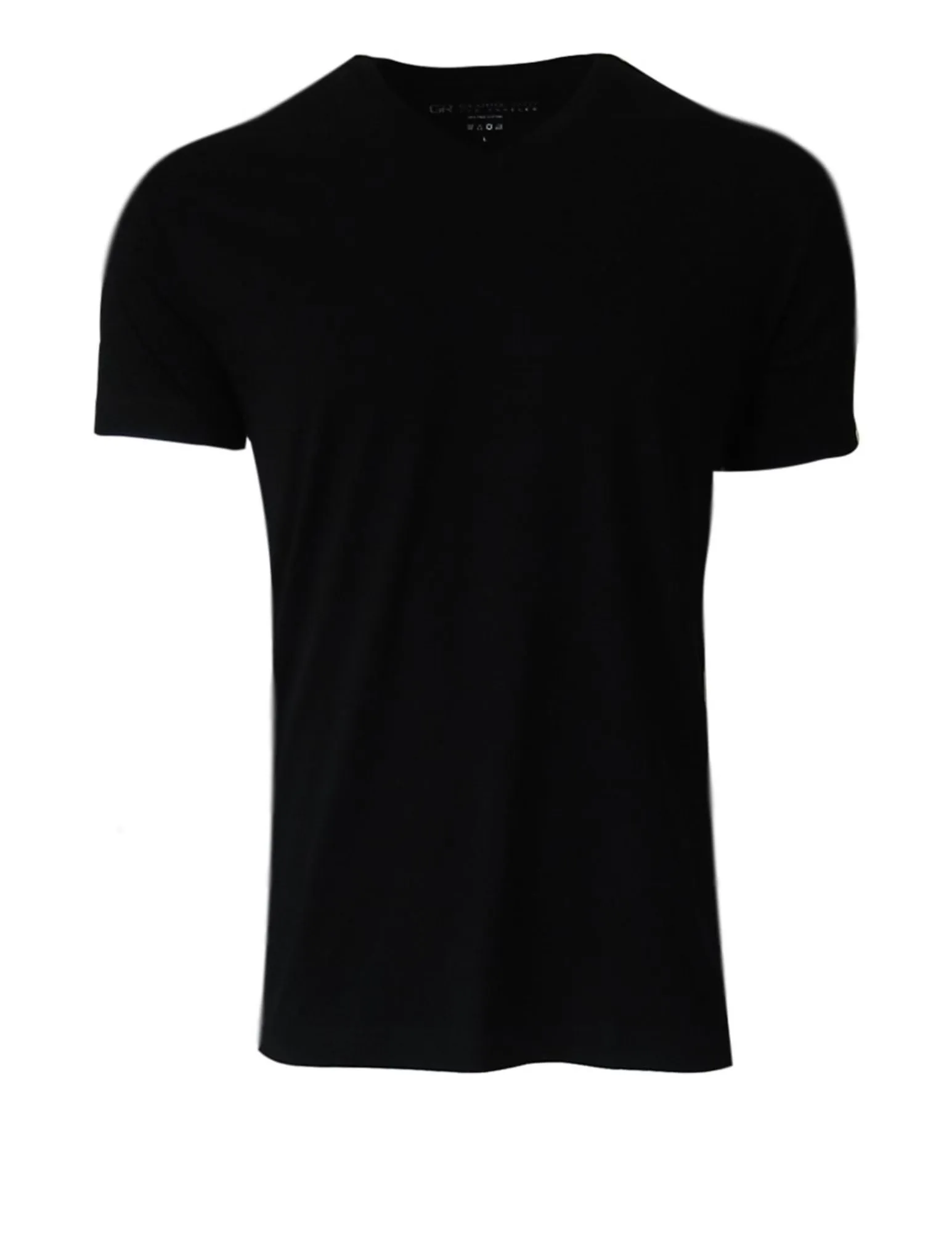 The Indestructible V-neck Tee | Black