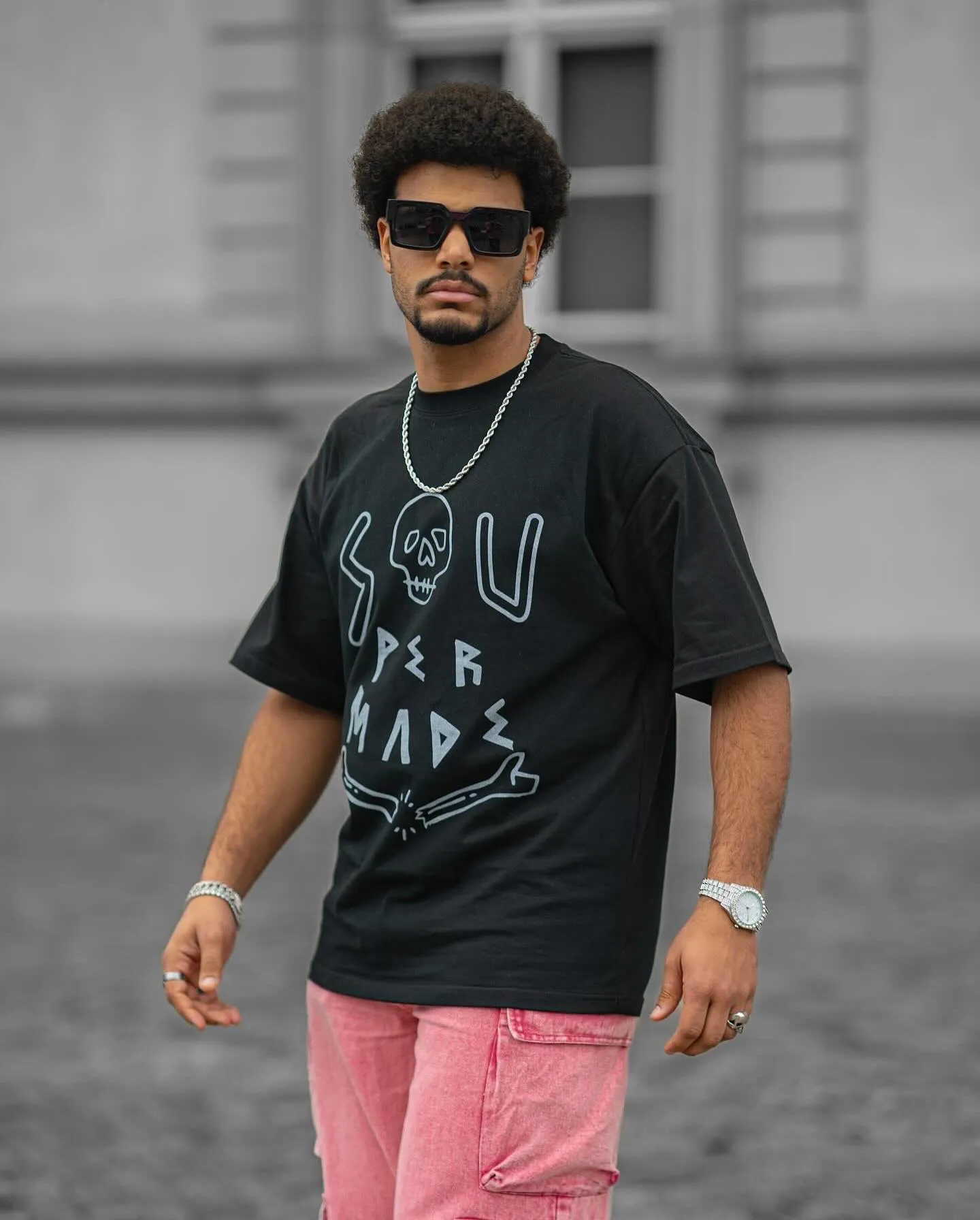 Thesupermade Skull Print T-shirt - 1991