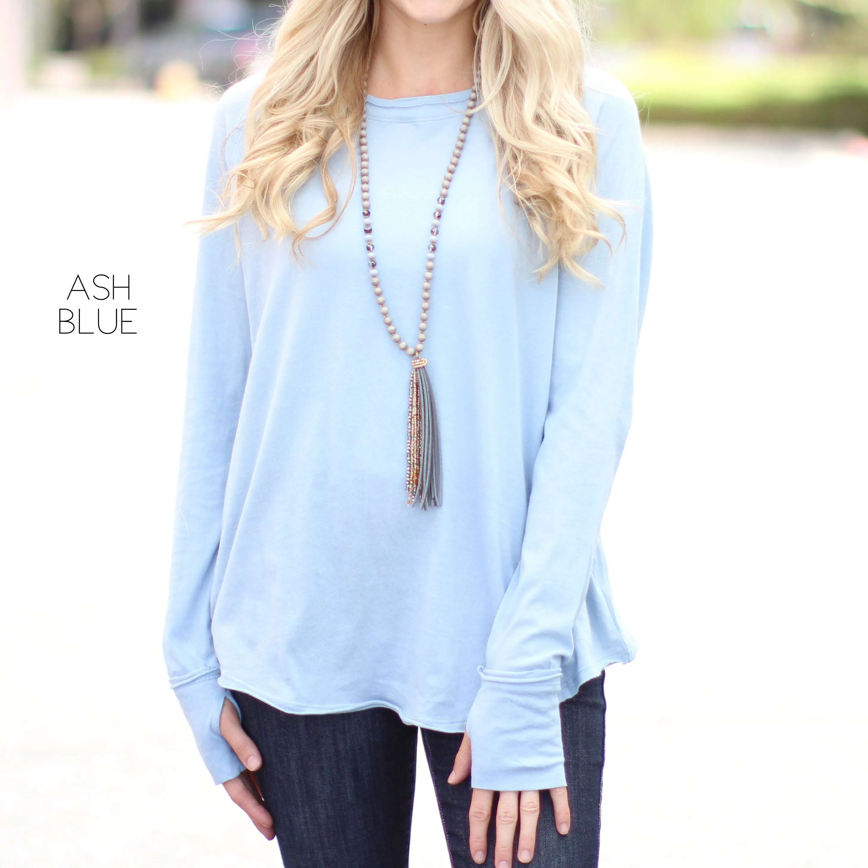 Thumbhole Flowy Tunic | S-XL