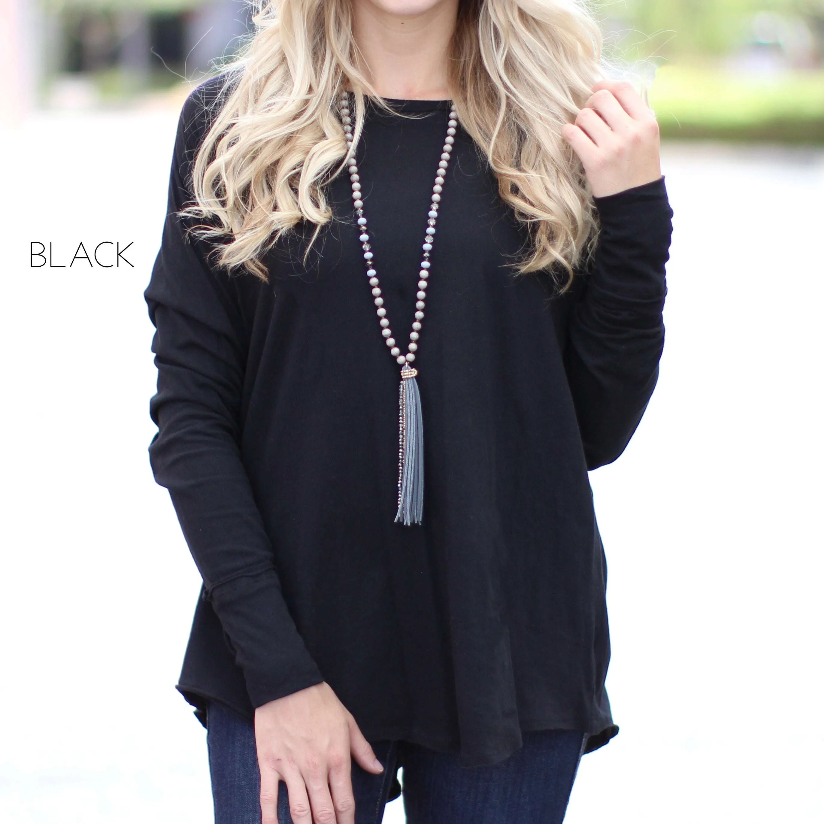 Thumbhole Flowy Tunic | S-XL