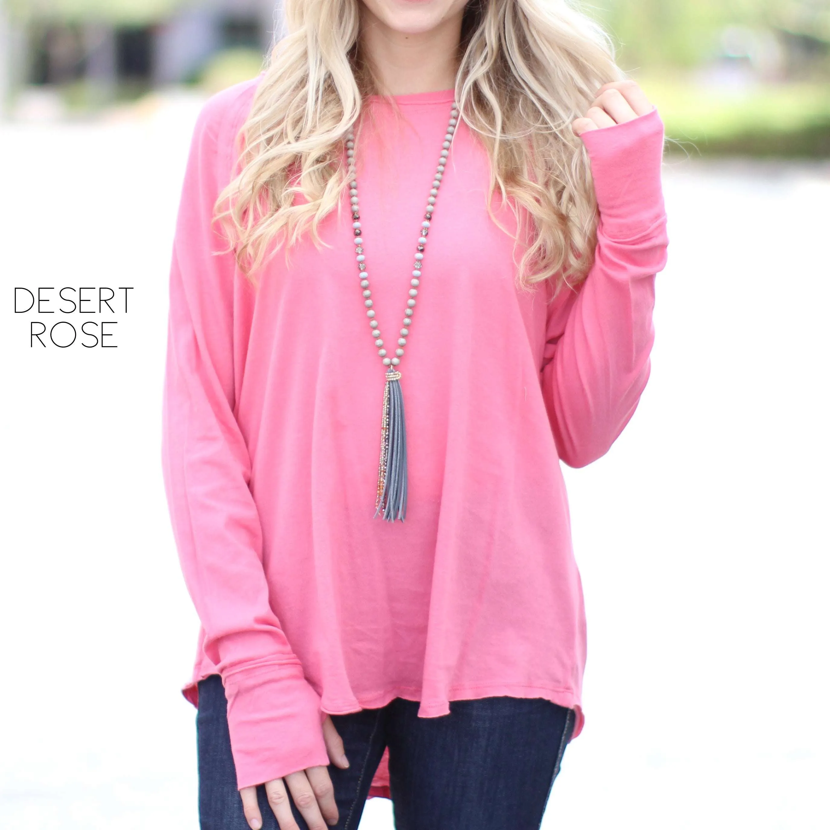 Thumbhole Flowy Tunic | S-XL